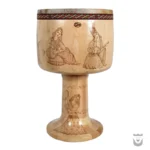 Persian Pyrographed Tombak: Helmi Design 3