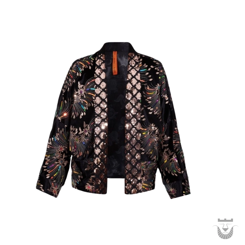 Luxury Handcrafted Persian Designer Coat for Her (Free Size)