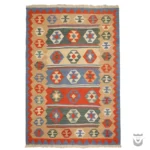 Persian Qashqai Kilim Rug: Handcrafted and Timeless