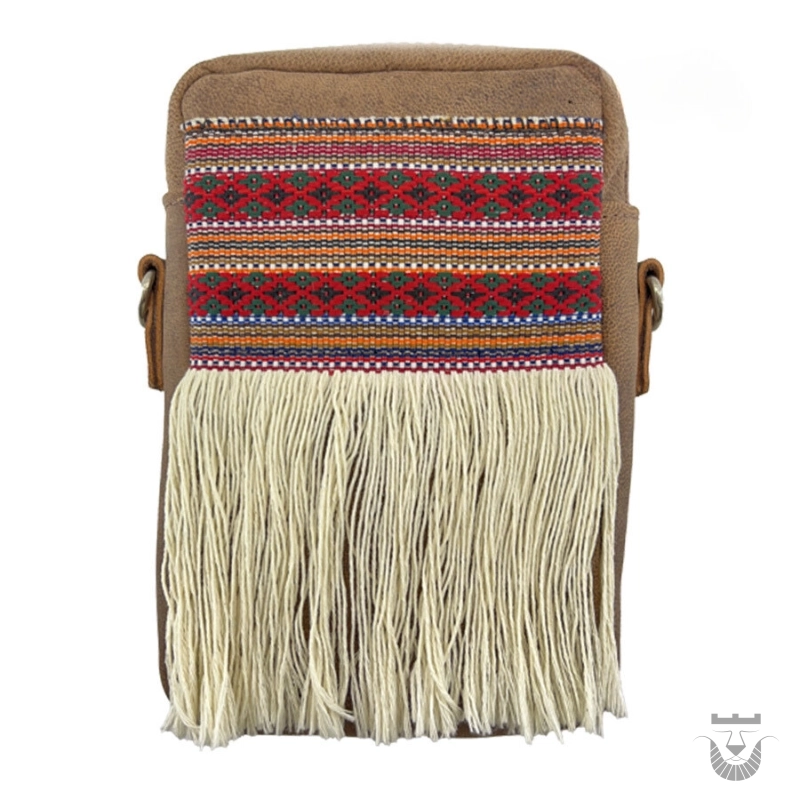 Unique Handmade Leather Persian Shoulder Bag