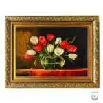 Handwoven Tabriz Persian Tapestry: A Floral Masterpiece