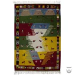Warm Persian Authentic Kilim Gabbeh Rug