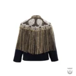 Luxurious Persian Sequin-Embellished Velvet Coat