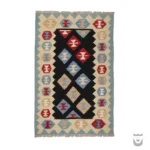Persian Kilim Rug: Authentic Qasqhai Design