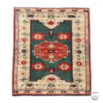 Beautiful Floral Persian Handwoven Gabbeh