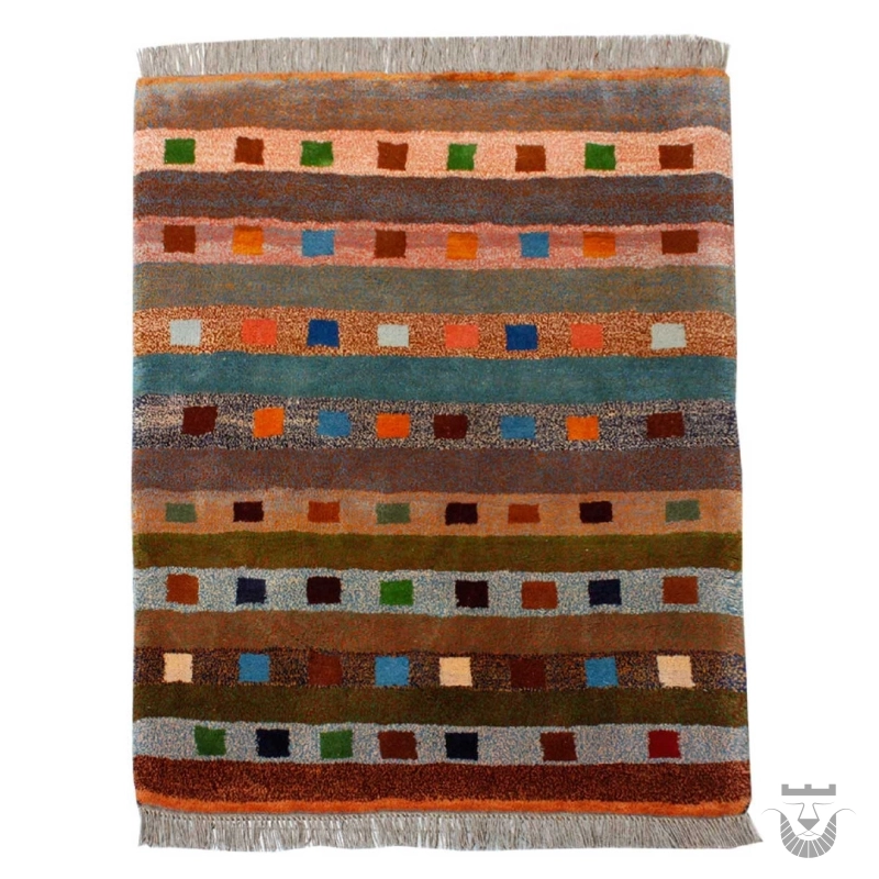 Shiraz Handwoven Gabbeh with Mahram Pattern