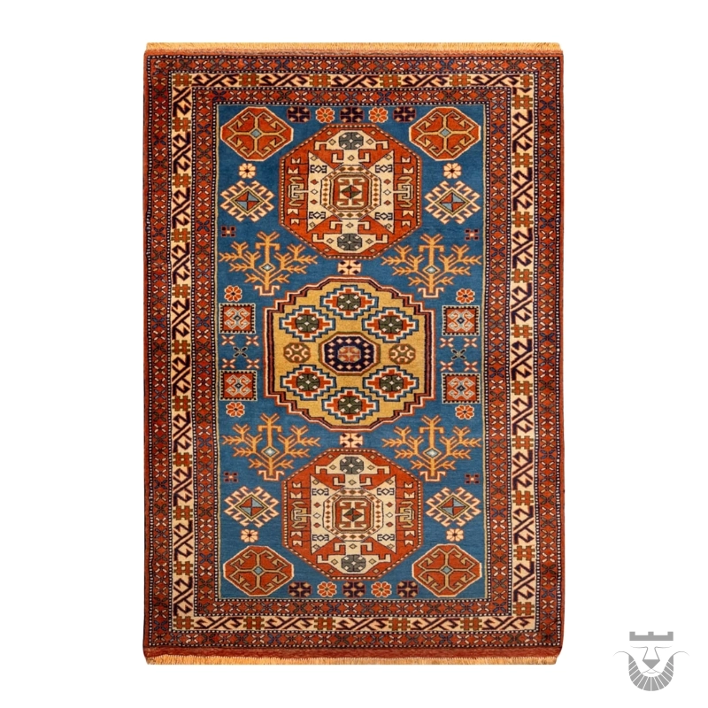 Exquisite Handwoven Persian Carpet from Khorasan