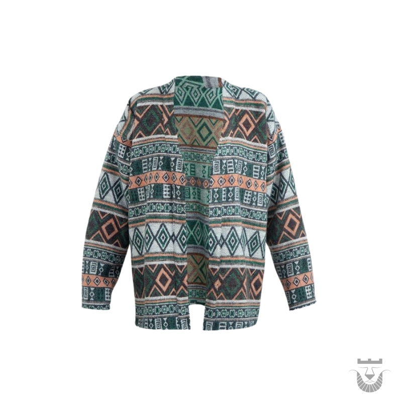 Exquisite Green Persian Mohair Wool Coat for Women