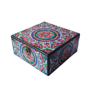 Elegant Tea Box with Persian Motifs