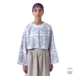Elegant Handmade Persian Linen Coat for Her