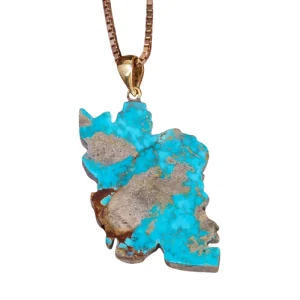 Exquisite Handmade Turquoise Necklace, Inspired by Iran