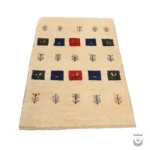 Shiraz Handwoven Gabbeh with Mahram Pattern