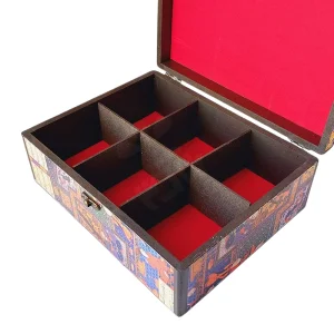 A Vintage Treasure: Elegant Persian Wooden Storage Box