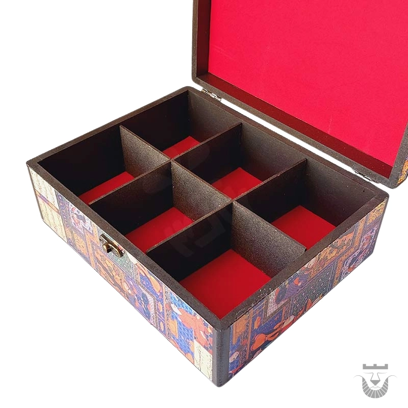 A Vintage Treasure: Elegant Persian Wooden Storage Box
