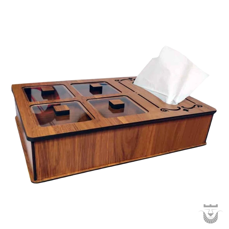 Wooden Persian Box with Napkin Holder