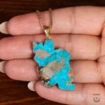 Exquisite Handmade Turquoise Necklace, Inspired by Iran