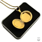 Persian Lion and Sun Photo Frame Necklace