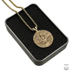 Persian Gold Faravahar Necklace