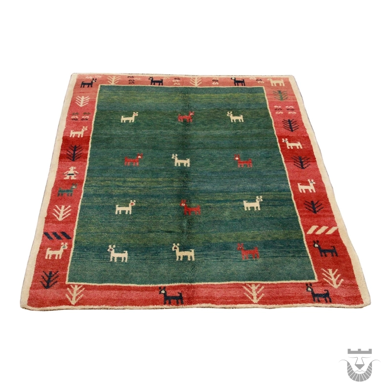 Unique Handwoven Khorasan Persian Gabbeh