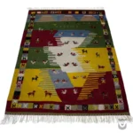 Warm Persian Authentic Kilim Gabbeh Rug