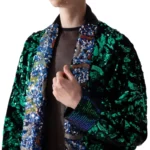 Exceptional Emerald Green Persian Handcrafted Coat for Her