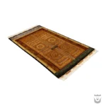 Unique and Luxurious Tabriz Handwoven Carpet with Kaaba Door Design