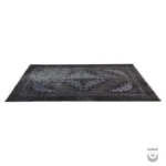 Authentic Grey Dyed Vintage Persian Carpet