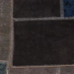 Dyed Handwoven Iranian Vintage Carpet