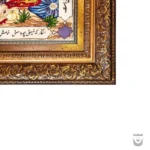 Authentic Tabriz Silk Rug with Layla and Majnun Motif