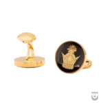 Elegant Persian Crown Cufflink