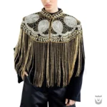 Luxurious Persian Sequin-Embellished Velvet Coat