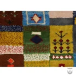 Handwoven Shiraz Gabbeh with Brick Pattern