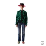 Exceptional Emerald Green Persian Handcrafted Coat for Her