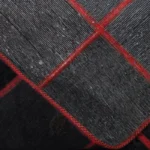 Stunning 40 Piece Black and Red Vintage Persian Carpet
