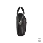 Luxurious Black Persian Classic Leather Briefcase