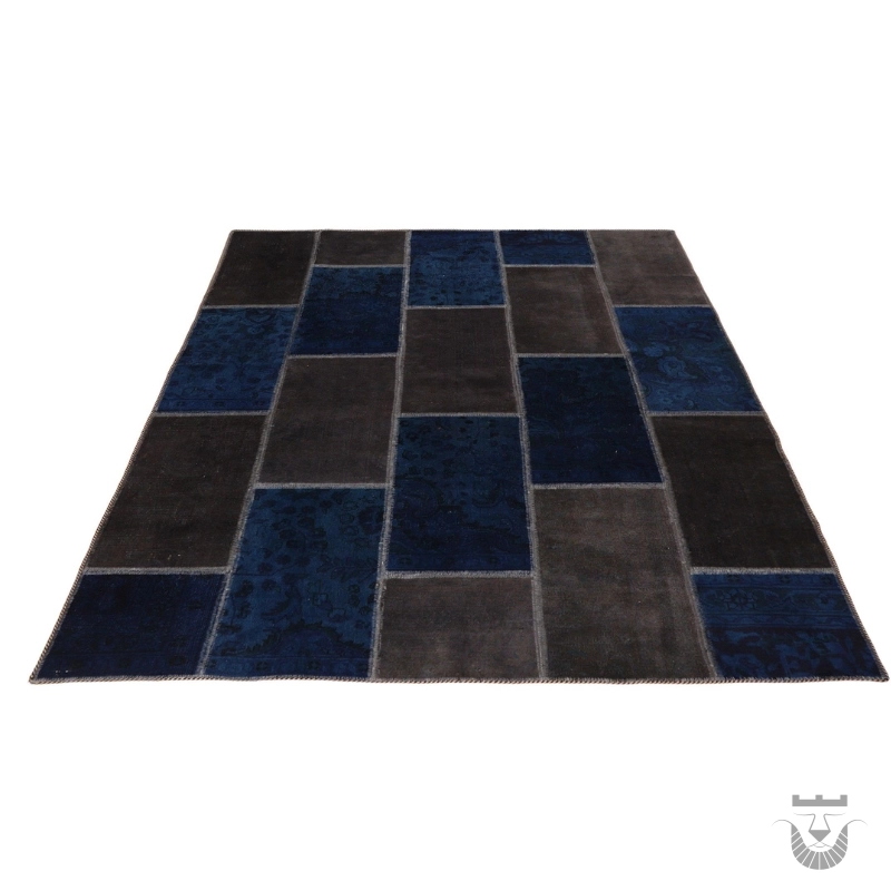 Dyed Handwoven Iranian Vintage Carpet