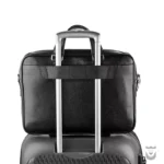 Luxurious Black Persian Classic Leather Briefcase