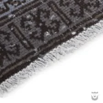 Authentic Grey Dyed Vintage Persian Carpet