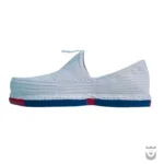 Authentic Persian White Giveh with Blue Sole