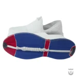Authentic Persian White Giveh with Blue Sole