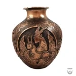 Isfahan Handcrafted 20cm Repoussé Deer Vase