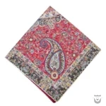 100x100cm Crimson Persian Silk Termeh Tablecloth