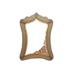 Persian Copper & Khatam Mirror Engraved Design