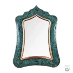 Persian Rectangular Turquoise Inlay Mirror