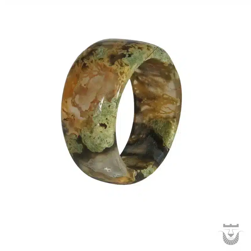 Moss Agate Stone Ring 1