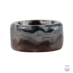 Black Suleimani Agate Stone Ring - Image 7