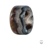Black Suleimani Agate Stone Ring - Image 9